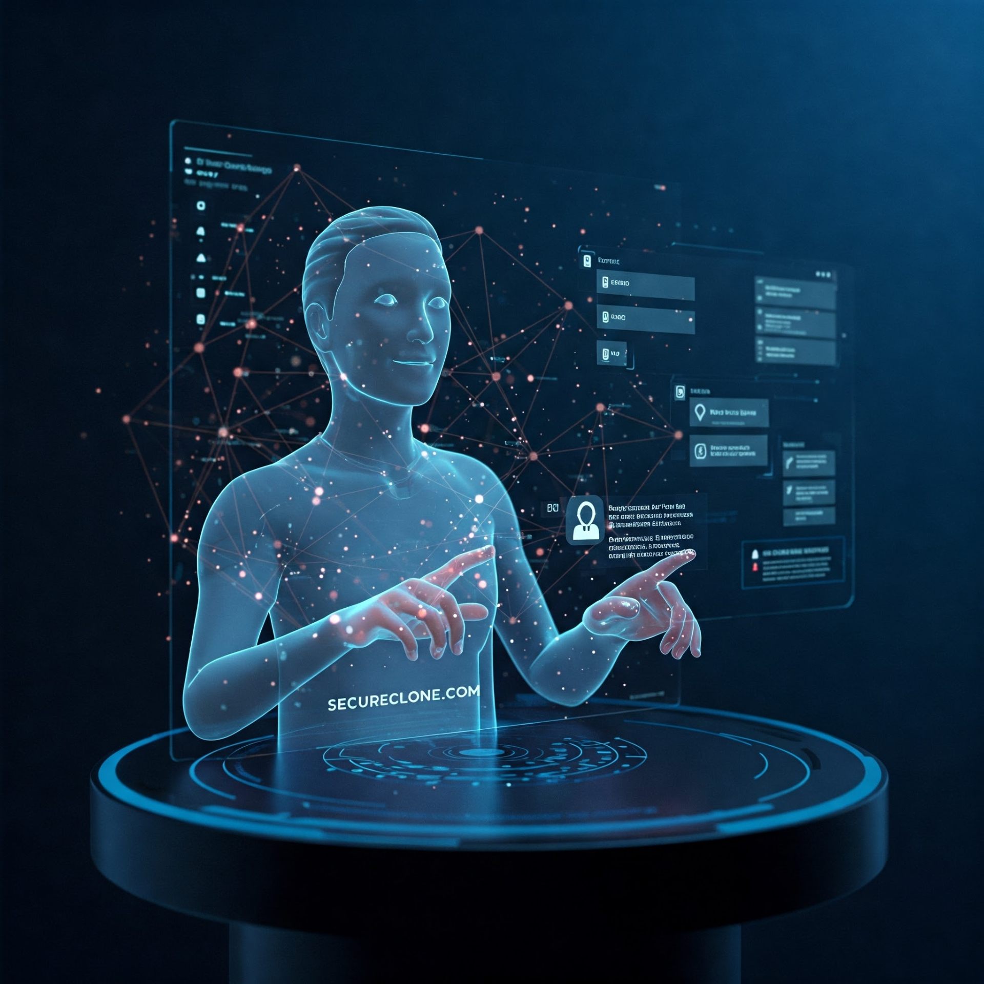 AI Digital Clone Hologram